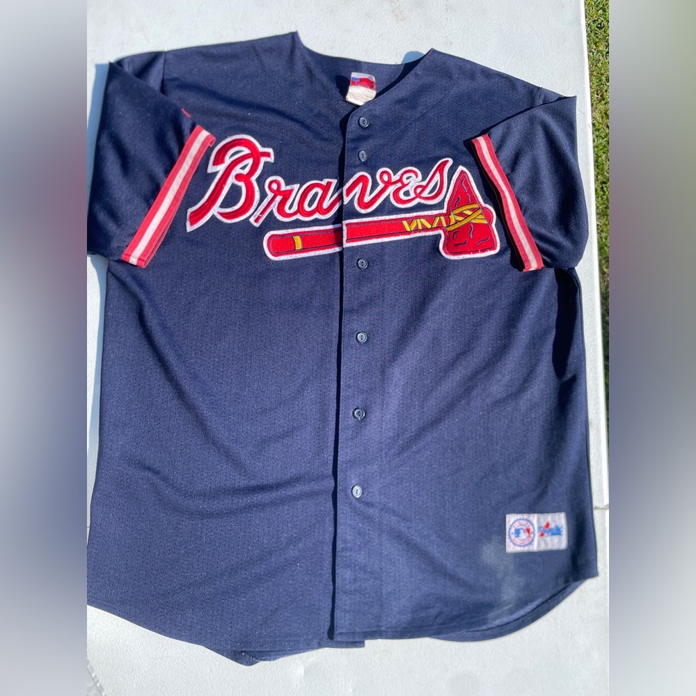 Vintage Atlanta braves Chipper Jones jersey number 10